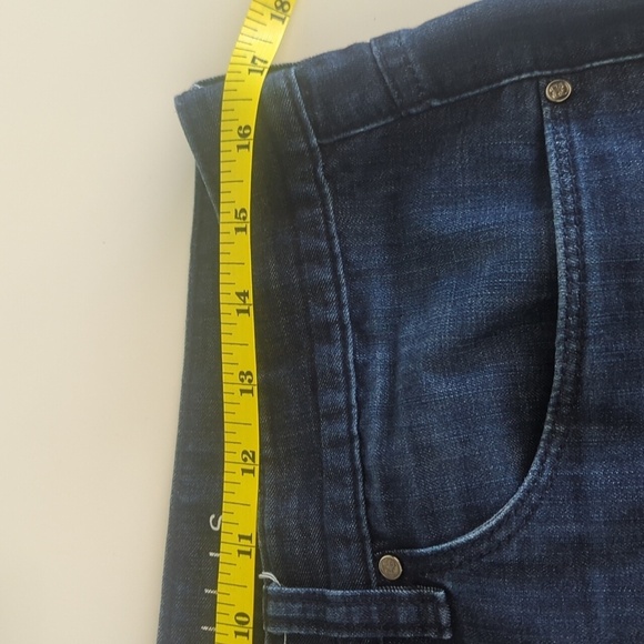 Perry Ellis Blue Straight Jeans Classic Style - Size 34 X 28 Good Condition - Picture 6 of 7